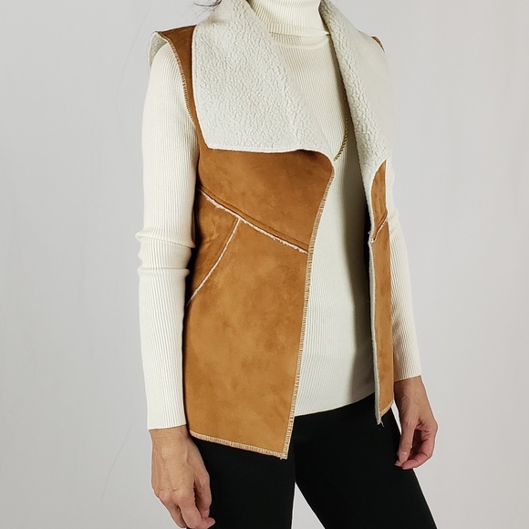Xinyi Wenyu Clothing Co. Jackets & Blazers - NEW  -NWT - Faux Shearling Vest.  Size M.